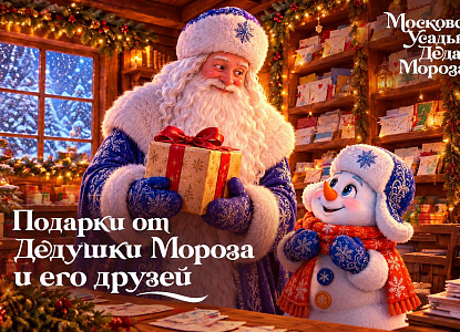 Подарки от Дедушки Мороза и его друзей